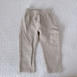 Zara Waffle Cargo Sweat Pants